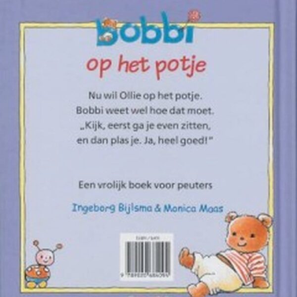 Bobbi op het potje achterkant