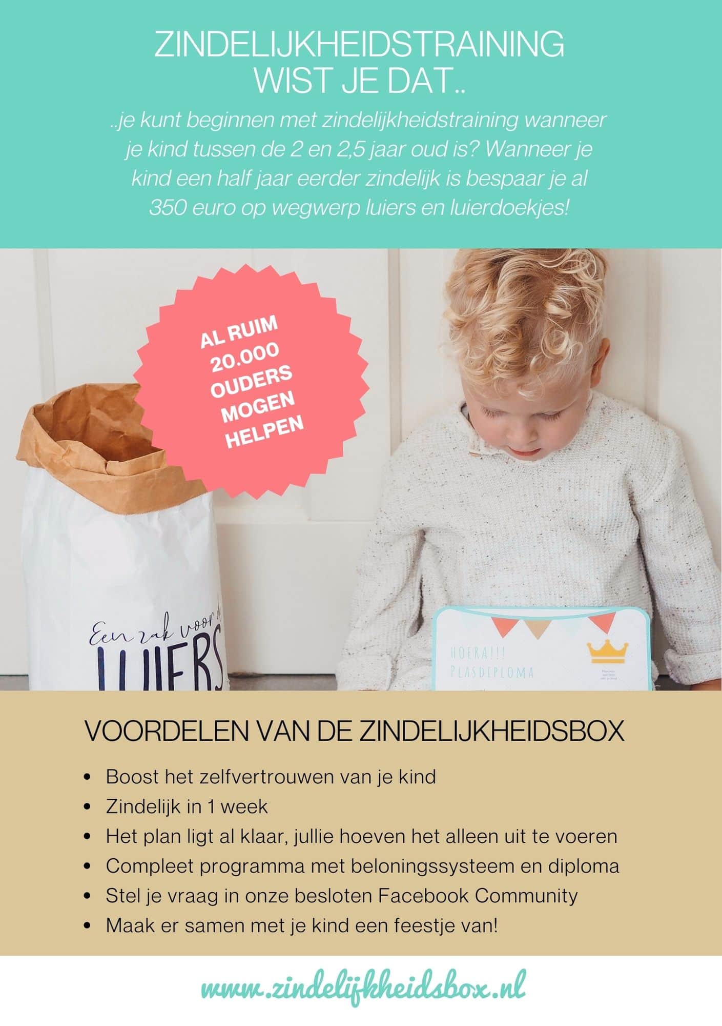 Flyer zindelijkheid voorkant Informatieve flyers Zindelijkheid (per 5 stuks) 1