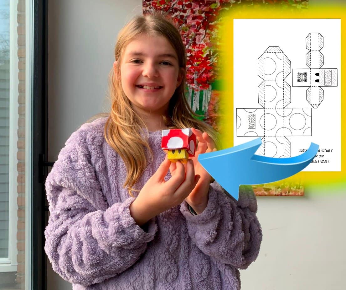 Mario knutselen als beloning bij zindelijkheid 1